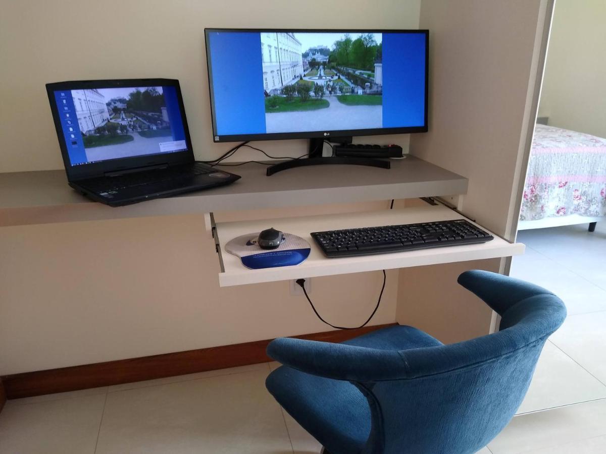 Apartamento A Beira Mar Completo Com Churrasqueira Флорианополис Экстерьер фото